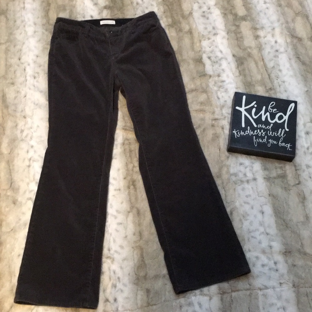 Coldwater Creek gray corduroy pants - Picture 2 of 8